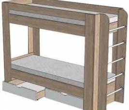 Кровать двухъярусная ВР-79 в магазине Dream Mebel, Запорожье